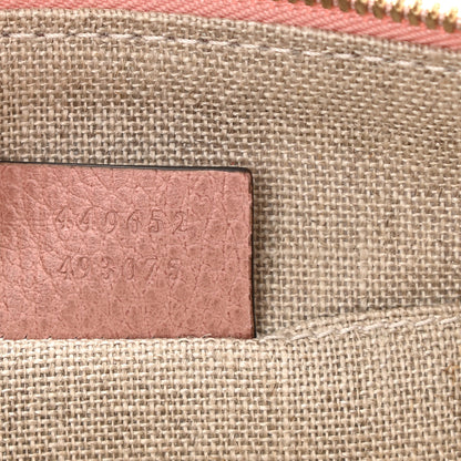 Gucci Calfskin Bamboo Clutch Pink 7 of 7