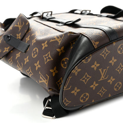 Louis Vuitton Monogram Macassar Christopher PM Backpack 9 of 10