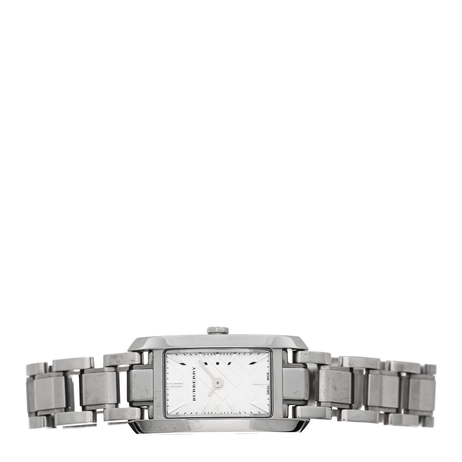 Burberry Stainless Steel 17mm Heritage Quartz Watch Silver BU9600 2 of 5