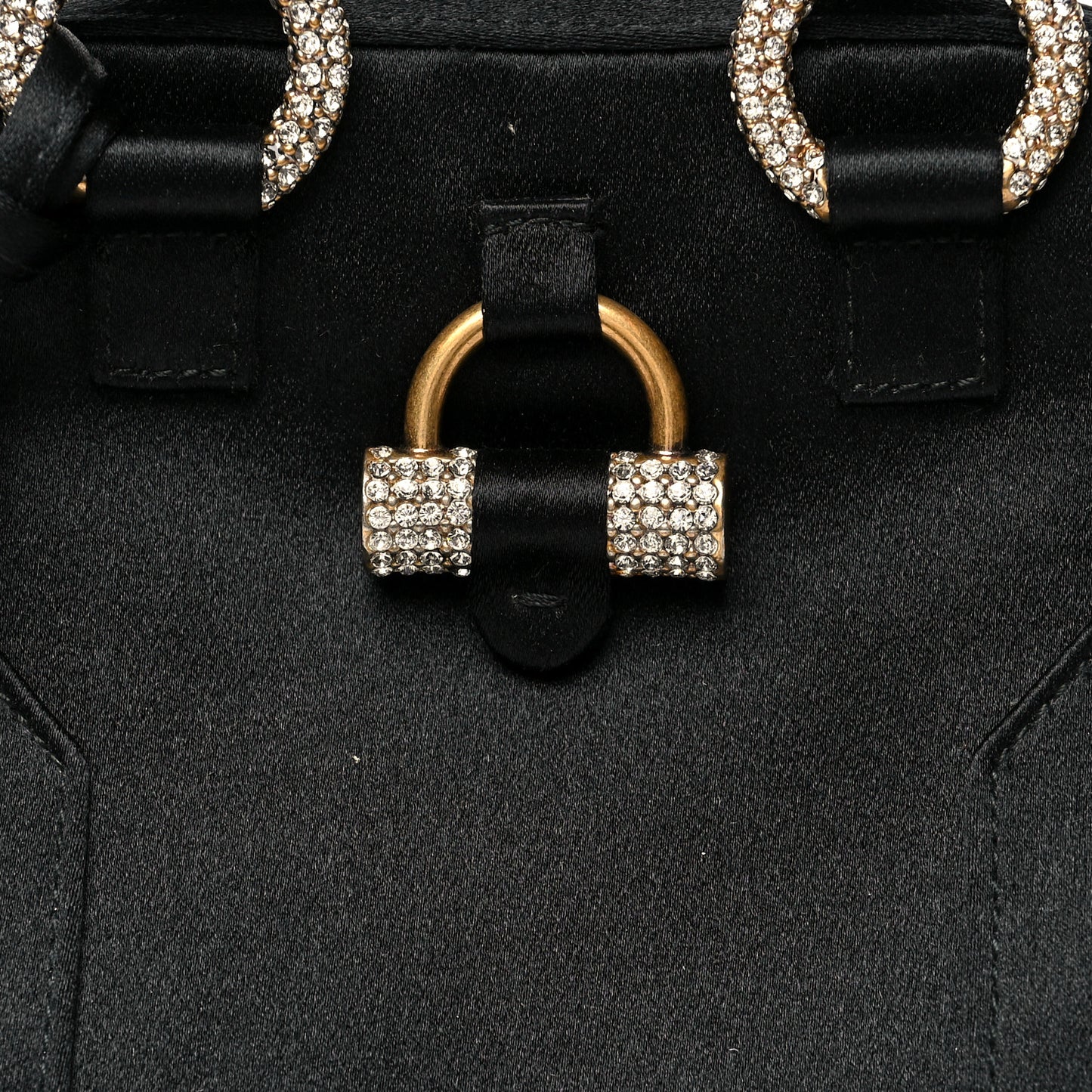 Satin Crystal Mini Muse Black