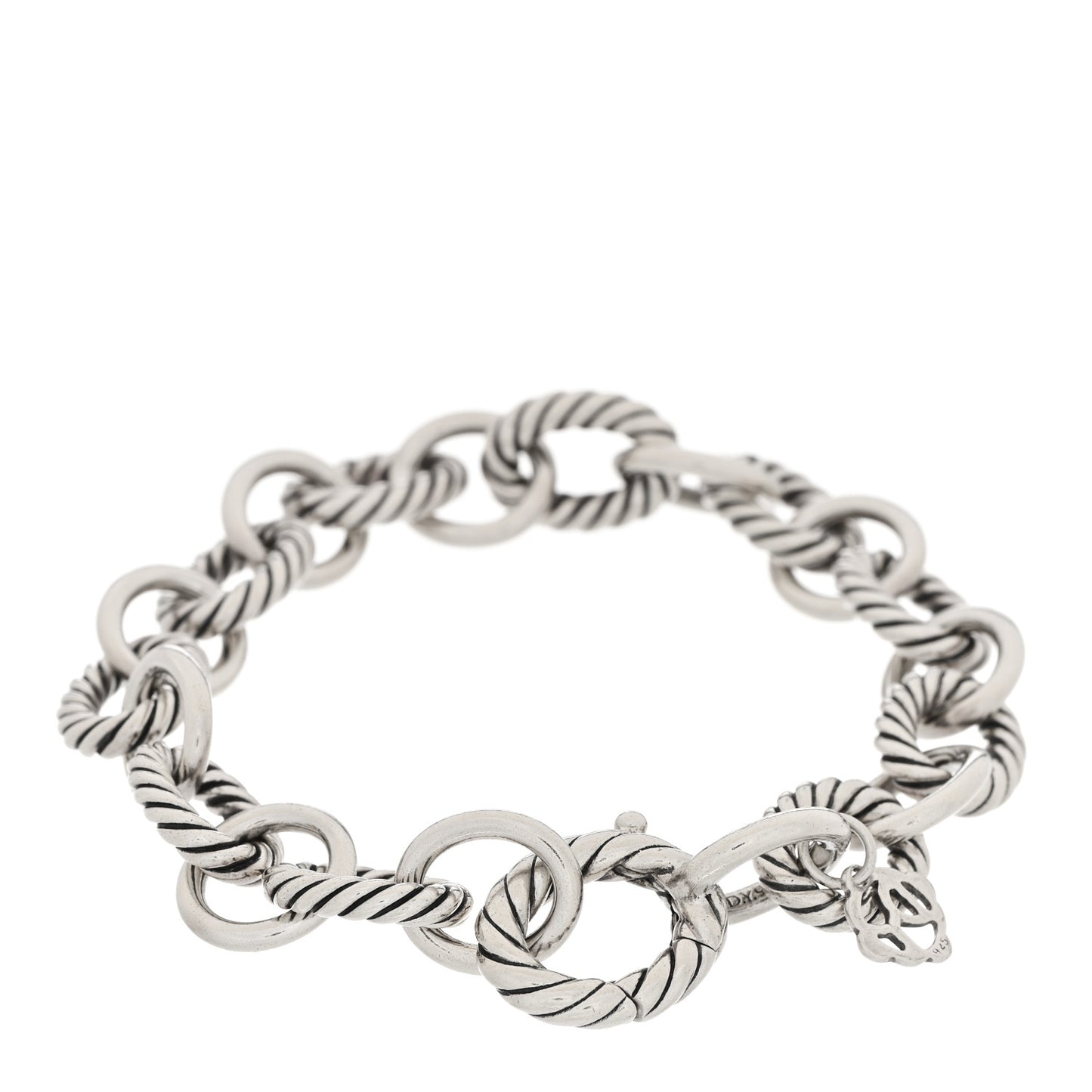 Sterling Silver 10mm Medium Oval Link Bracelet