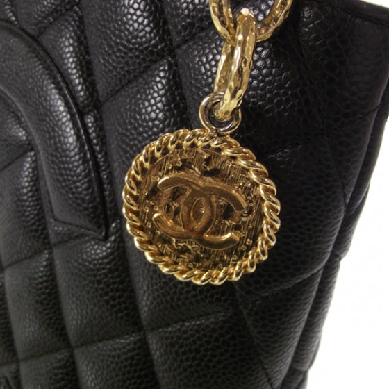 Chanel Caviar Medallion Tote Black 11 of 11