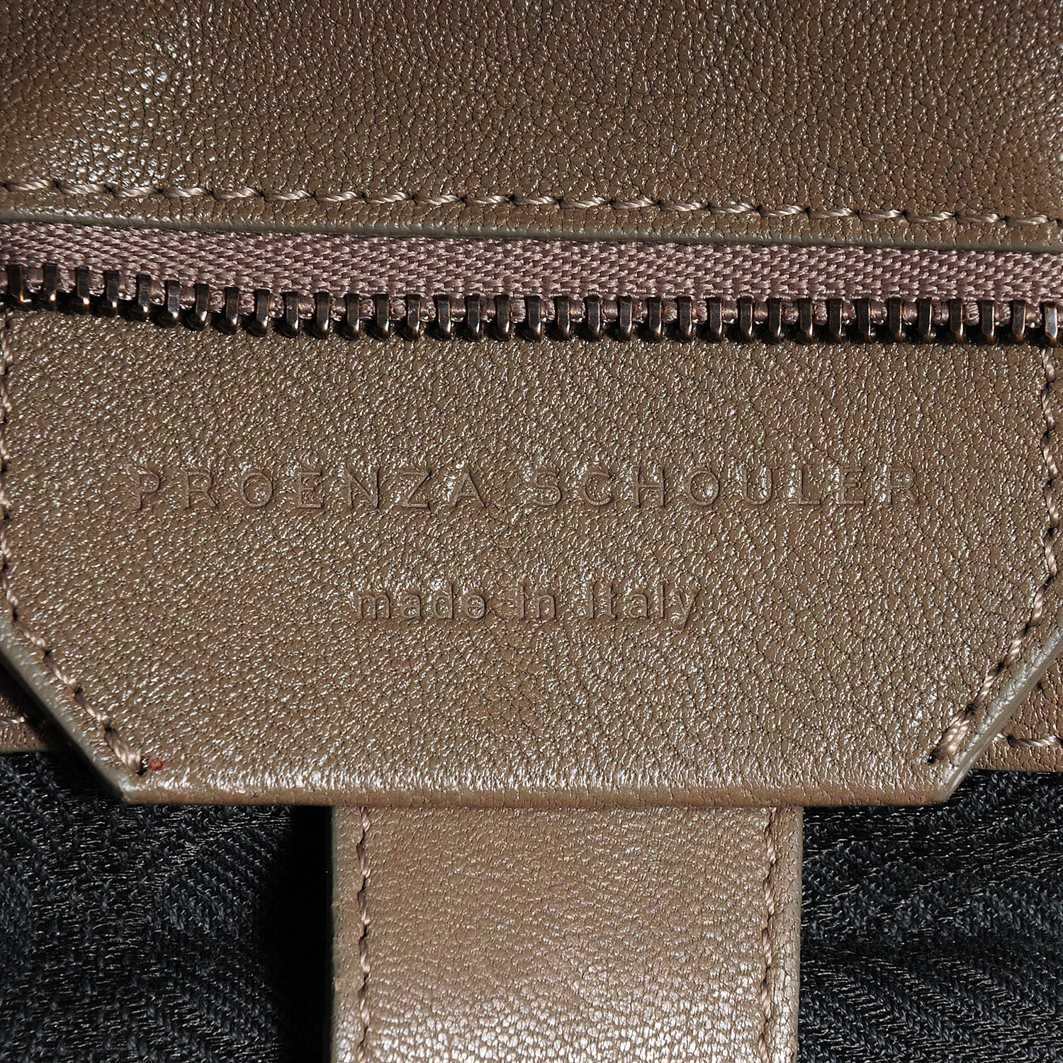 Proenza Schouler Lambskin PS1 Large Satchel Smoke 12 of 13