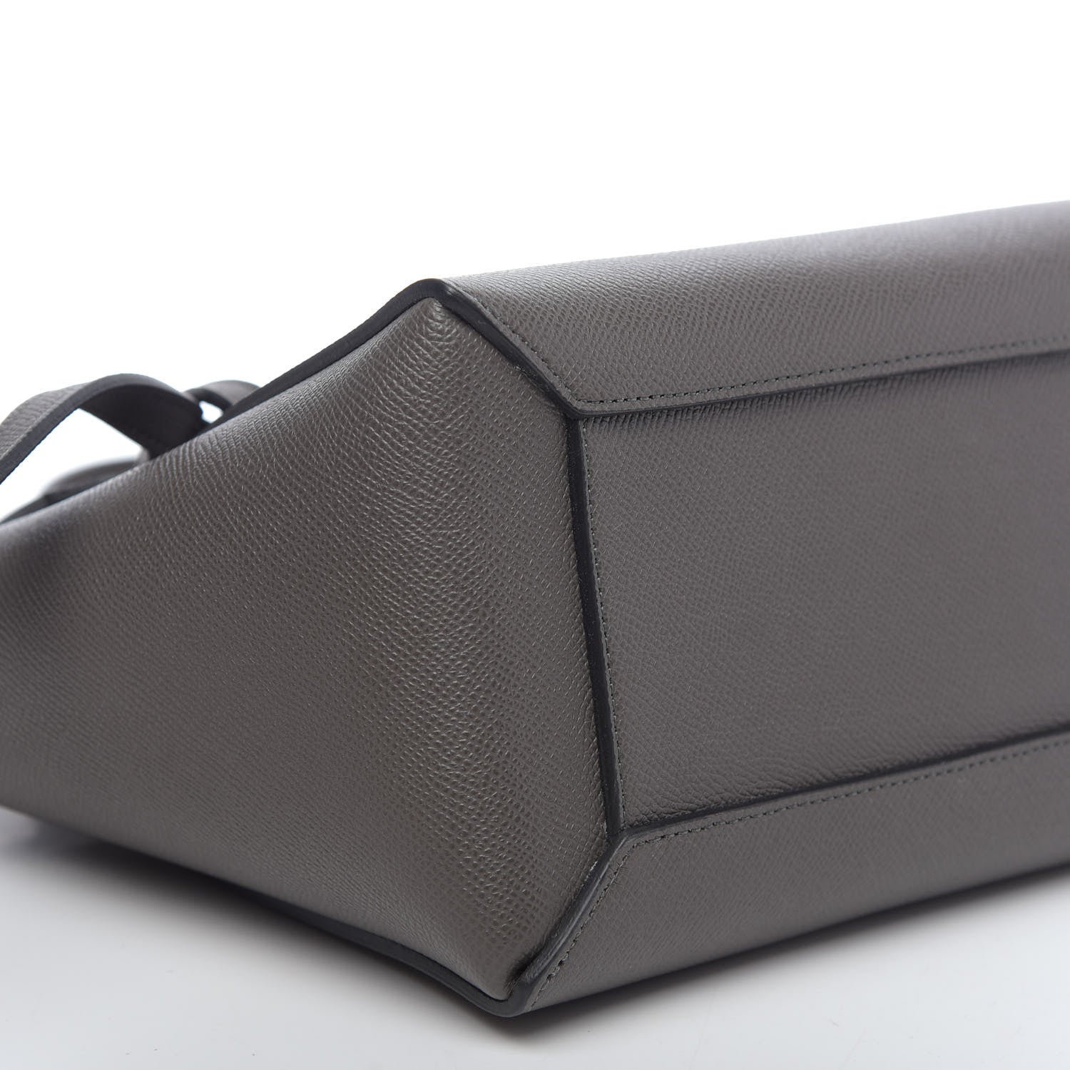Celine Grained Calfskin Mini Belt Bag Grey 7 of 8