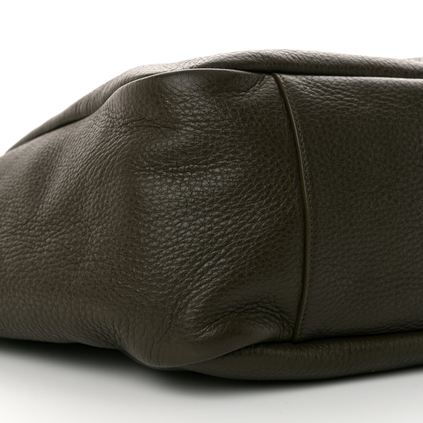 Grained Deerskin Bea Tote Musk