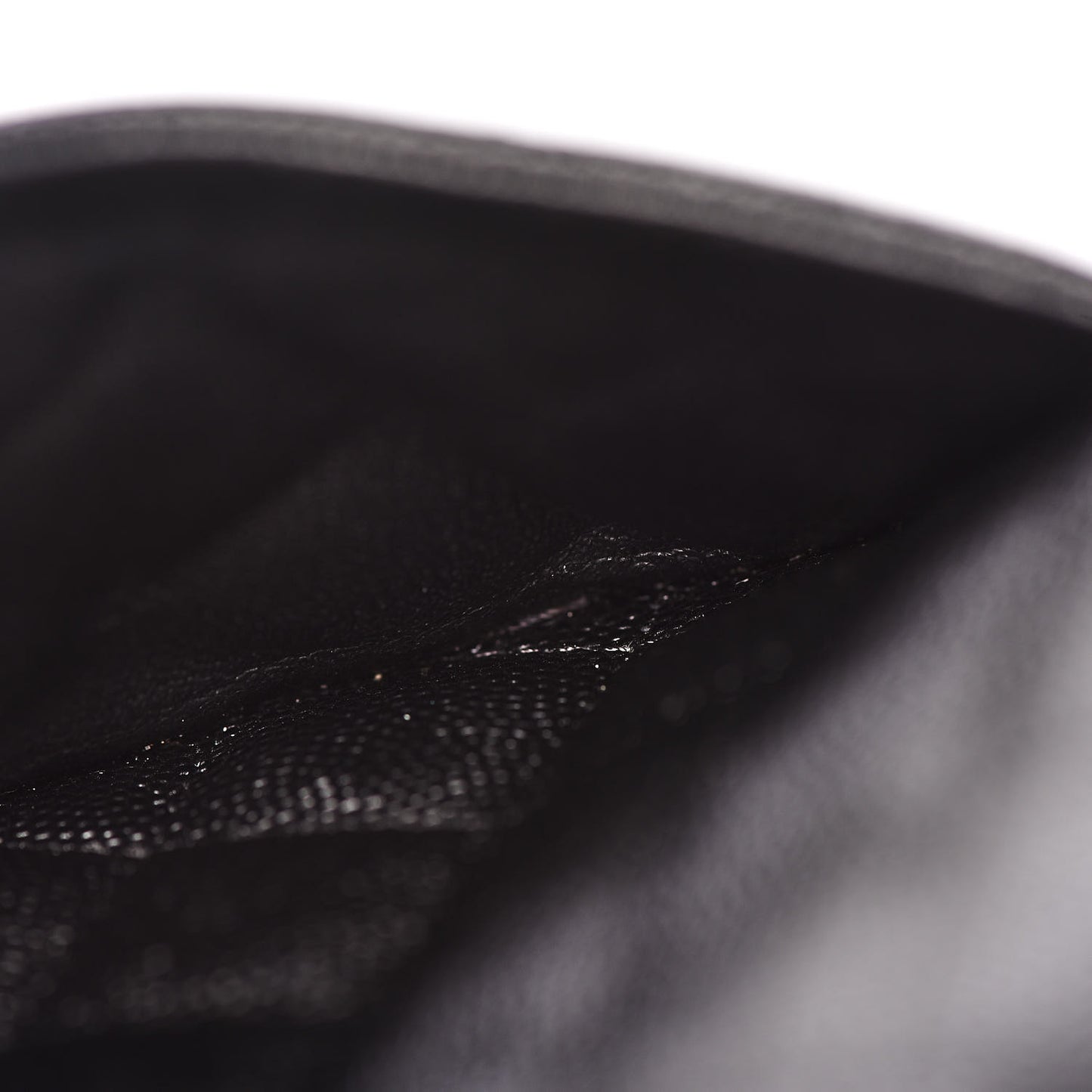Caviar Quilted Mini Rectangular Flap Black