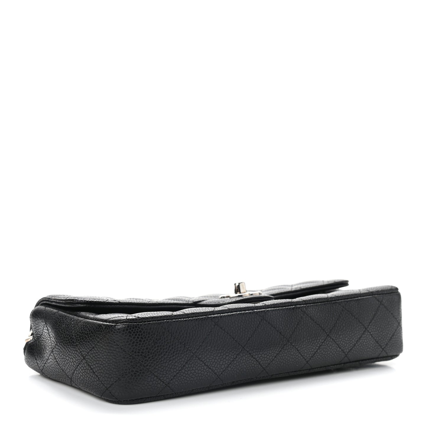 Caviar Quilted East West Flap Black