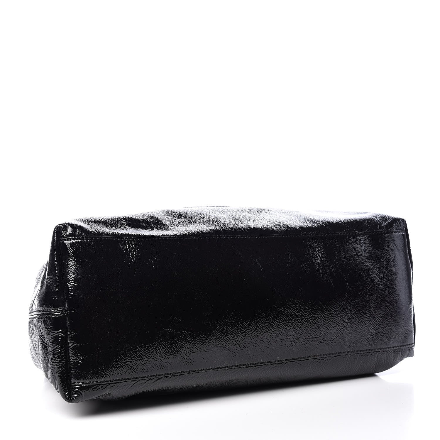 Gucci Patent Medium Soho Chain Shoulder Bag Black 4 of 9