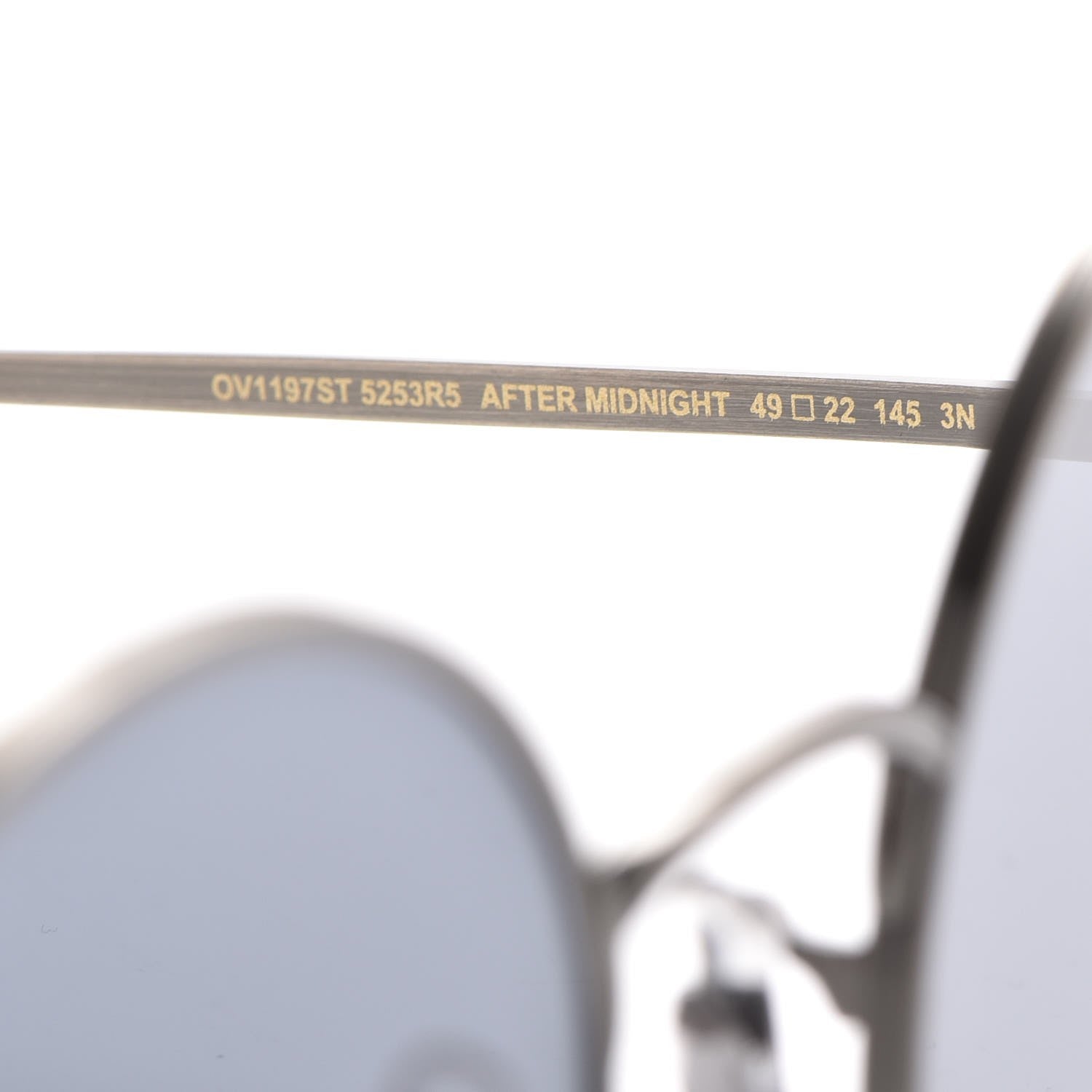 Oliver Peoples The Row After Midnight Round Sunglasses Pewter Black 6 of 9