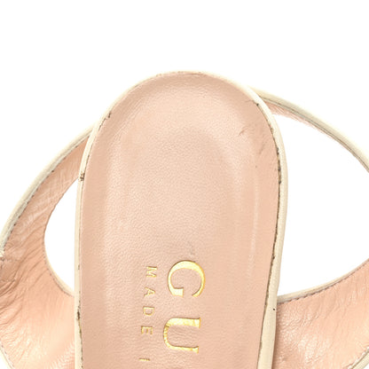 Gucci Malaga Kid Keyla Platform 60/155mm Slingback Sandals 41 Mystic White 13 of 19