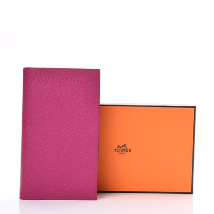 Hermes Epsom Vision II Agenda Cover Rose Pourpre 9 of 9