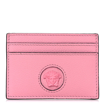 Versace Calfskin Medusa Card Holder Pink 1 of 8