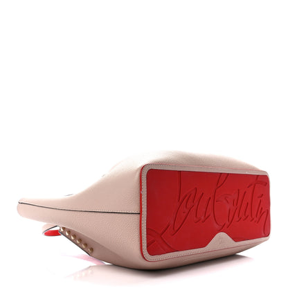 Christian Louboutin Calfskin Spiked Small Cabarock Shopper Tote Rose De Chine 4 of 10