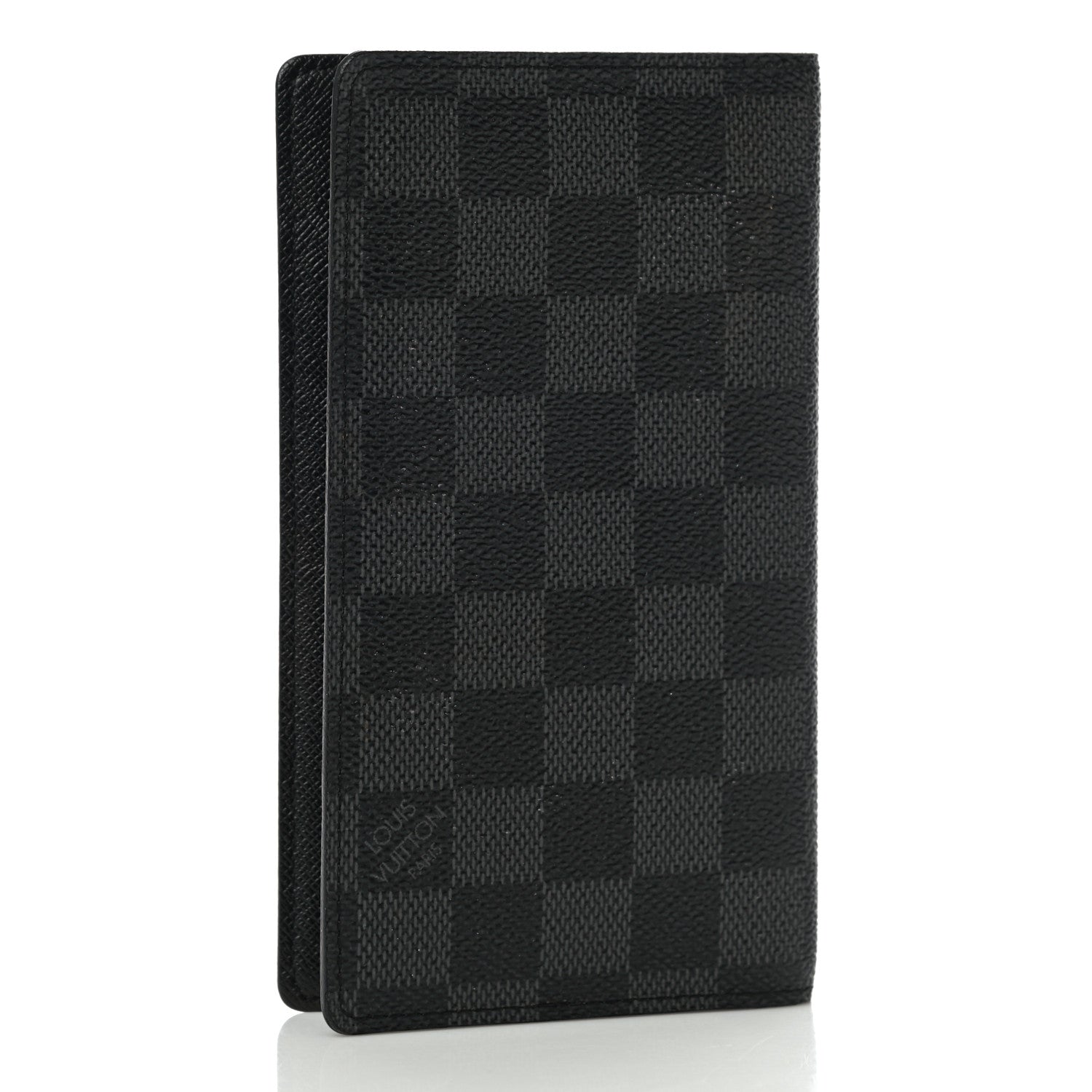 Louis Vuitton Damier Graphite Checkbook Cover Wallet 3 of 9