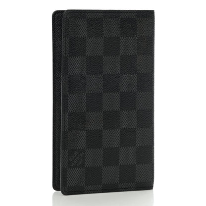 Louis Vuitton Damier Graphite Checkbook Cover Wallet 3 of 9