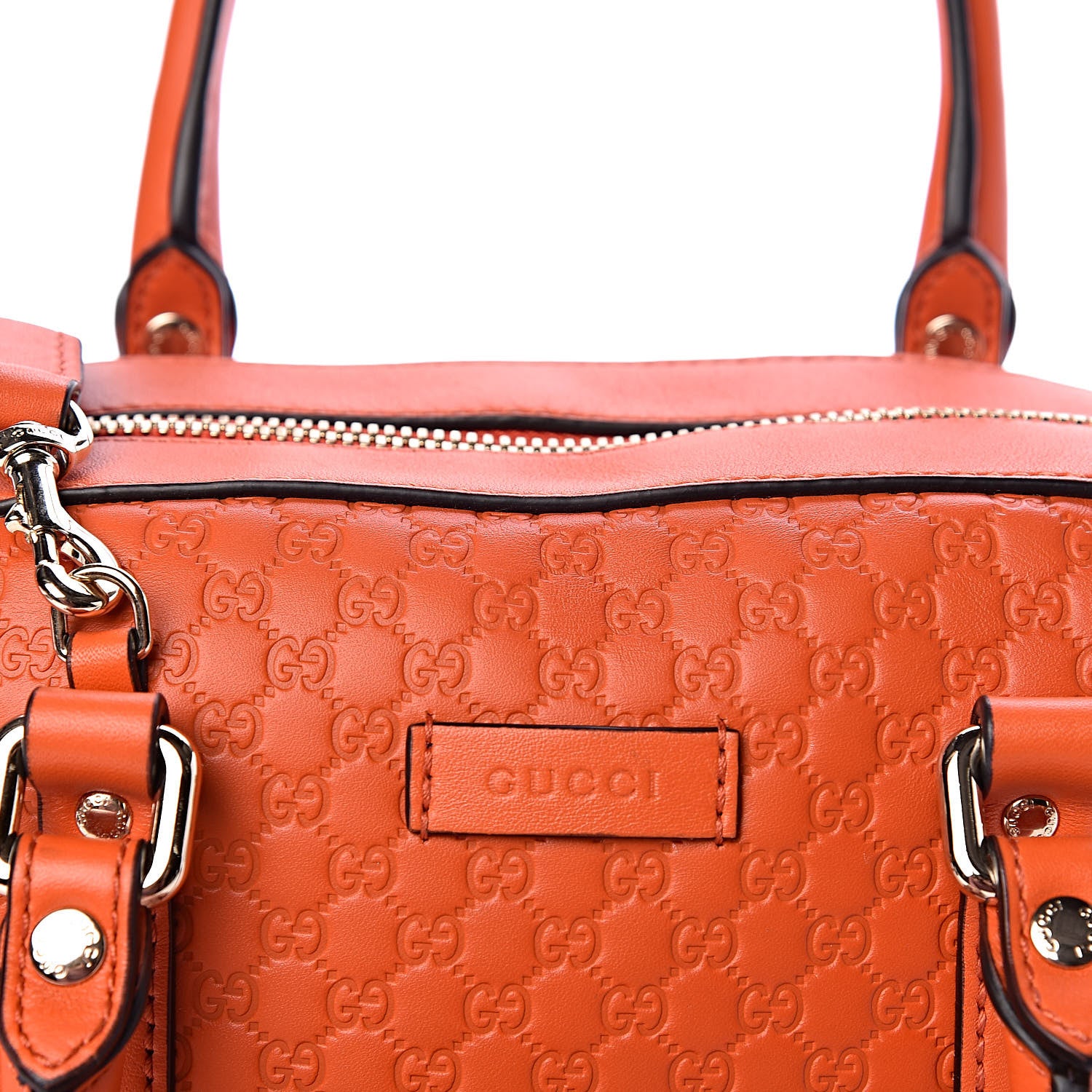 Gucci Soft Microguccissima Small Crossbody Bag Sun Orange 8 of 11