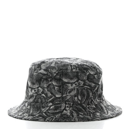 Christian Dior Cotton Jardin Floral Bucket Hat L Blue 5 of 10