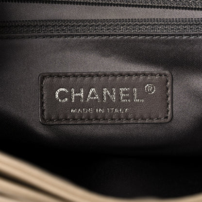 Chanel Lambskin Quilted Mademoiselle Accordion Tote Beige 6 of 13