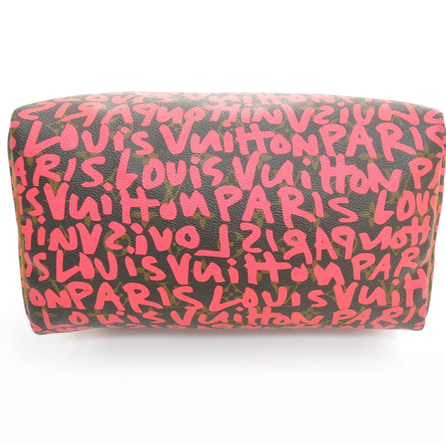 Louis Vuitton Monogram Graffiti Speedy 30 Fuchsia 4 of 8