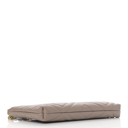 Gucci Calfskin Matelasse Mini GG Marmont Chain Bag Porcelain Rose 4 of 13