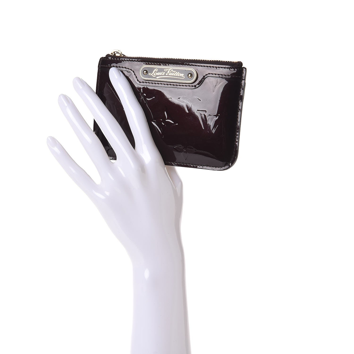 Louis Vuitton Vernis Key Pouch Amarante 2 of 7