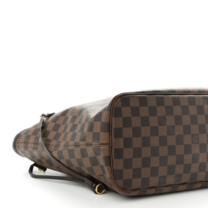 Louis Vuitton Damier Ebene Neo Neverfull MM Rose Ballerine 8 of 16