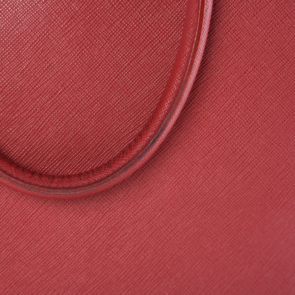Prada Saffiano Lux Large Tote Fuoco 24 of 25