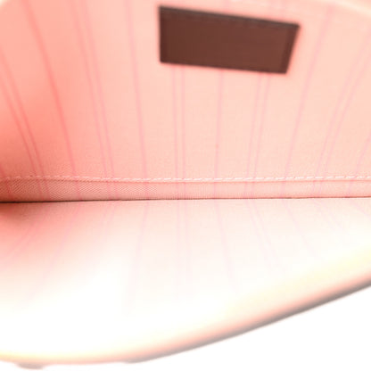Louis Vuitton Damier Ebene Neverfull MM GM Pochette Rose Ballerine 5 of 6