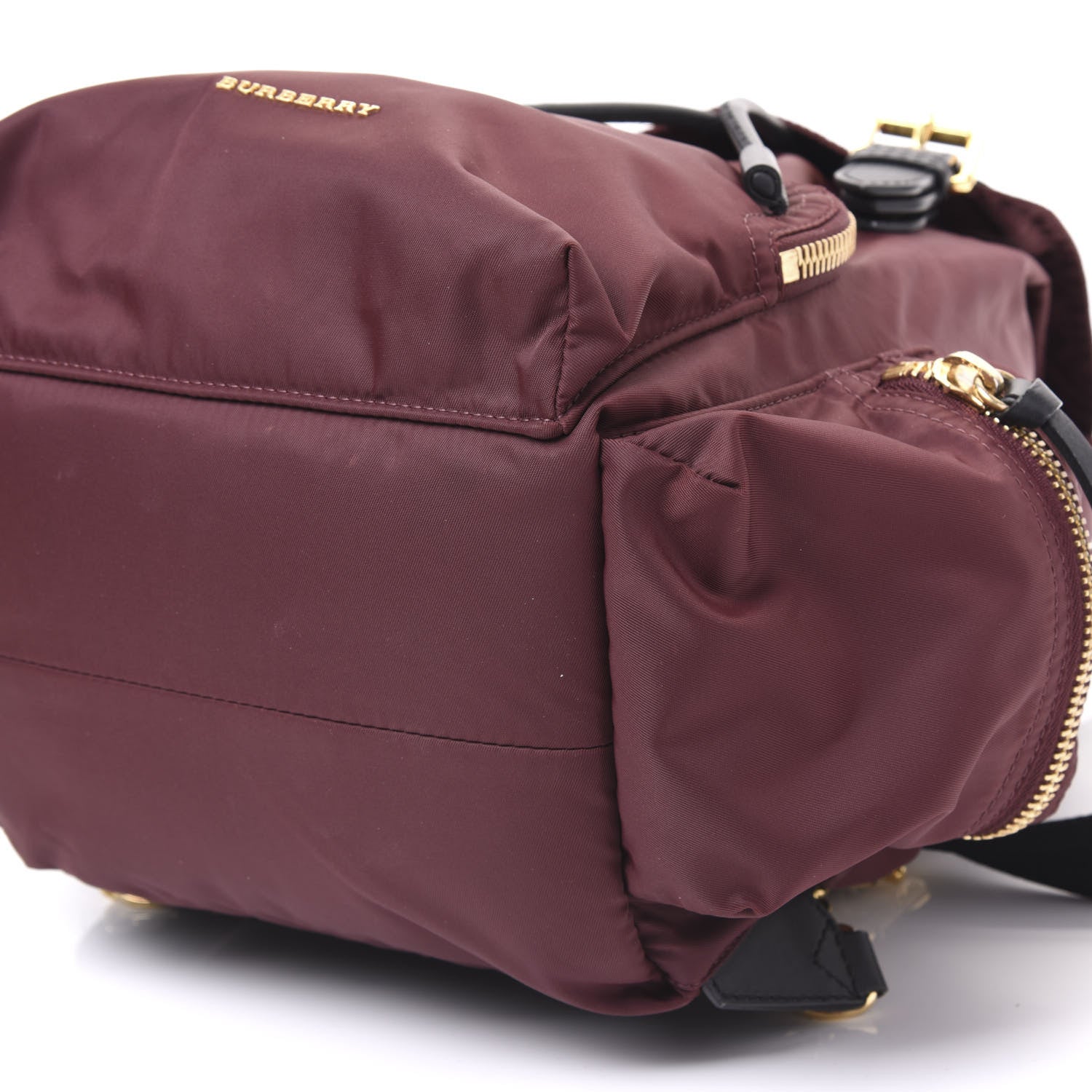 Burberry Nylon Medium Rucksack Backpack Burgundy Red 6 of 9