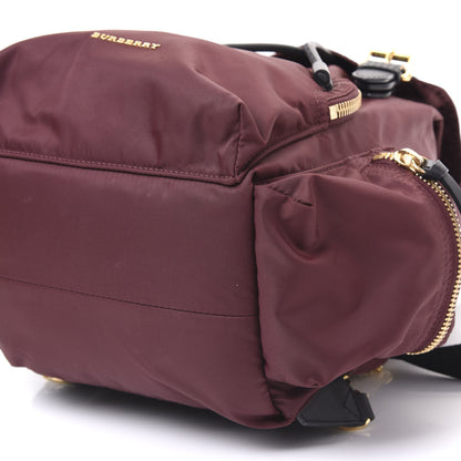 Burberry Nylon Medium Rucksack Backpack Burgundy Red 6 of 9