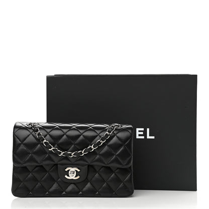 Chanel Lambskin Quilted Small Double Flap Black 13 of 13