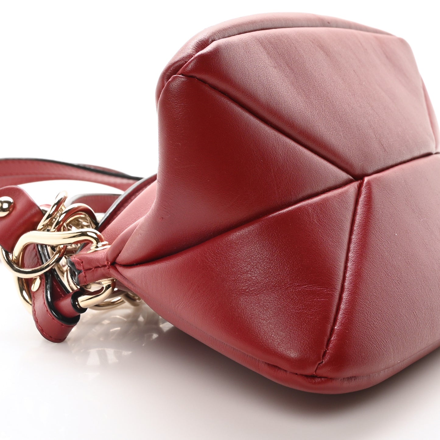 Calfskin Mini Juana Shoulder Bag Red