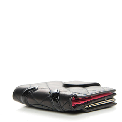 Chanel Calfskin Quilted Cambon Bi-Fold Wallet Black 3 of 8