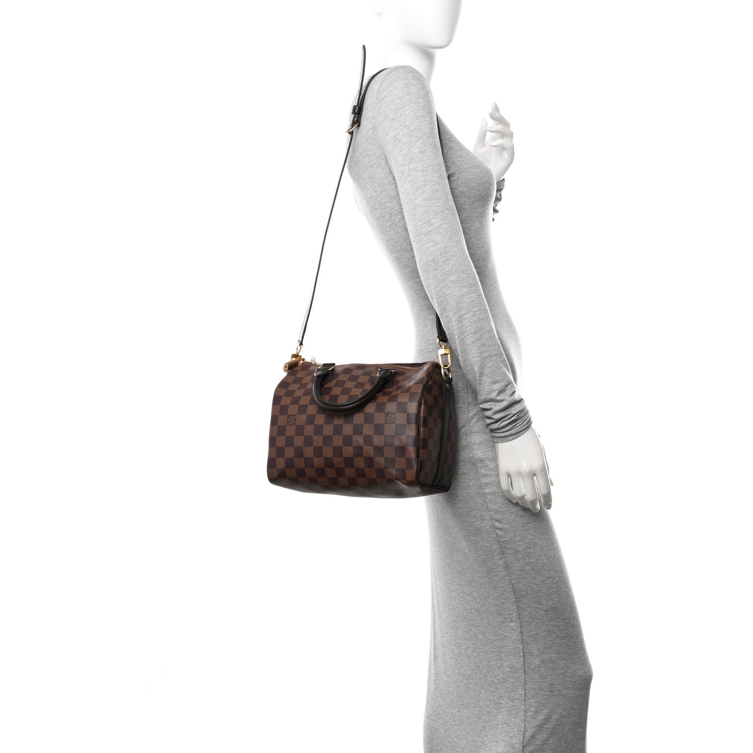 Louis Vuitton Damier Ebene Speedy Bandouliere 25 2 of 14