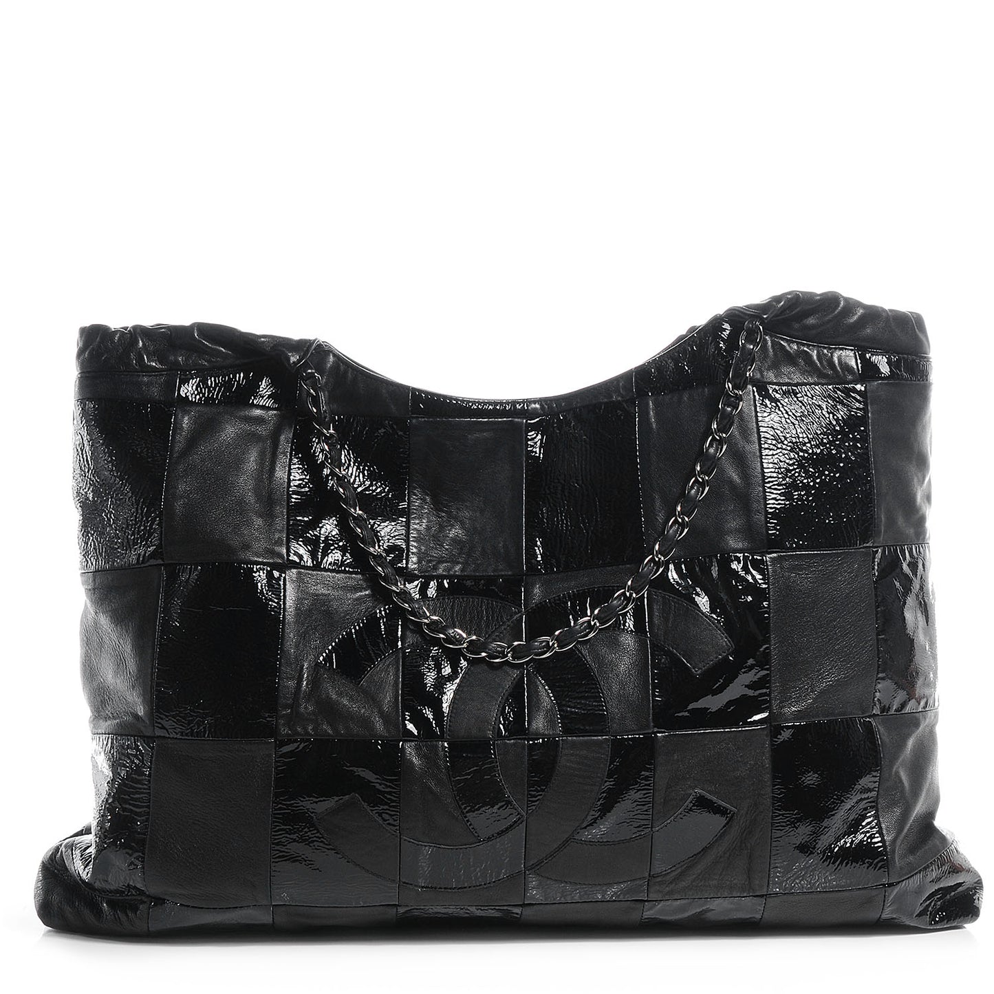 Patent Patchwork Brooklyn Large Tote