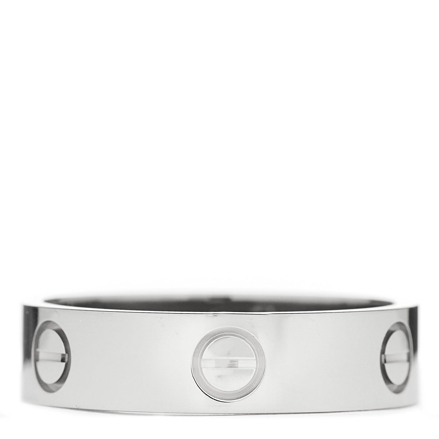 18K White Gold 5.5mm LOVE Ring 61 9.5