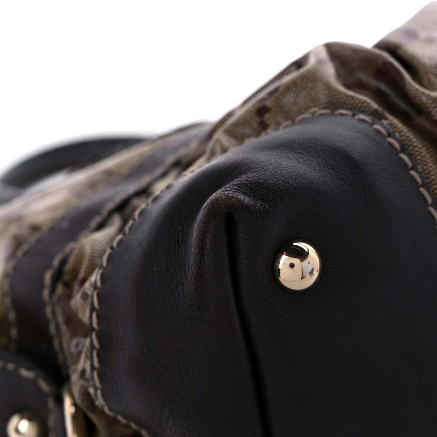 Crystal Monogram Medium Mix Dark Brown