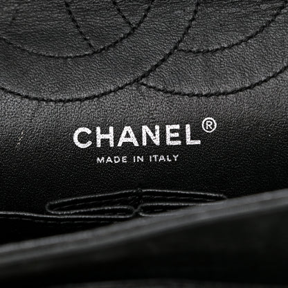 Chanel Iridescent Calfskin Quilted 2.55 Reissue 226 Flap Black 6 of 16