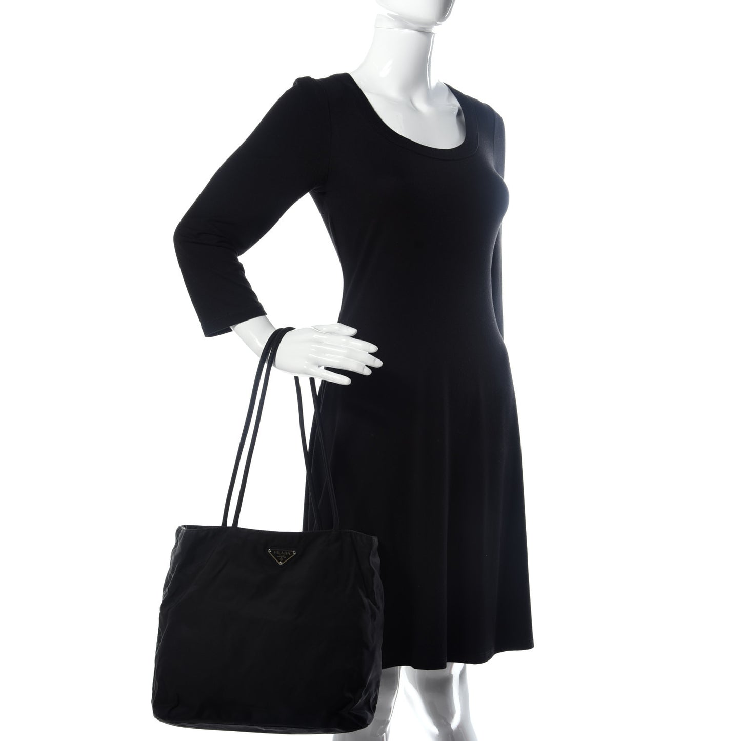 Tessuto Nylon Tote Black
