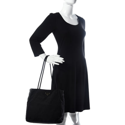 Prada Tessuto Nylon Tote Black 2 of 8