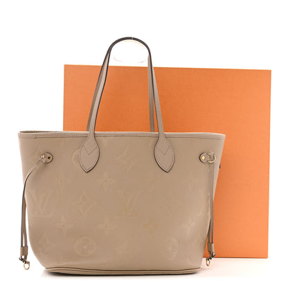 Louis Vuitton Empreinte Monogram Giant Neverfull MM Tourterelle 13 of 13