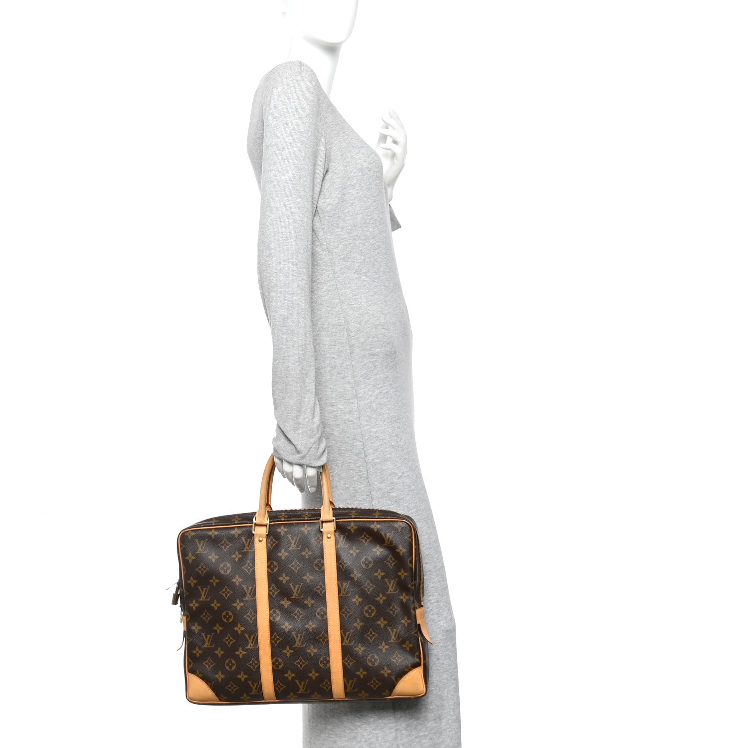 Louis Vuitton Monogram Porte-Documents Voyage Briefcase 2 of 10