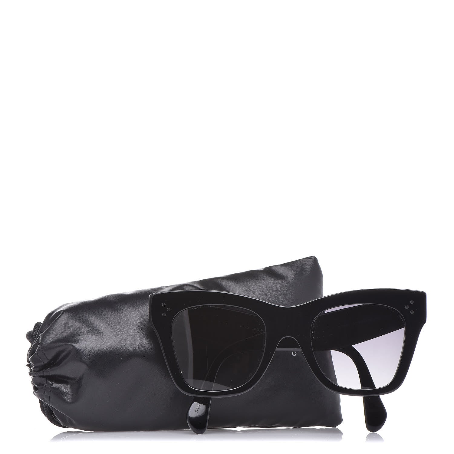 Celine Polarized Sunglasses CL4004IN Black 9 of 9