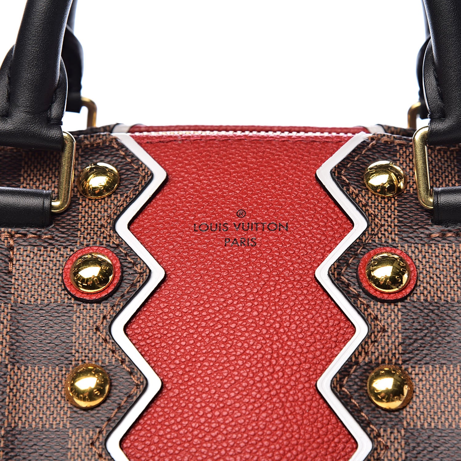 Louis Vuitton Damier Ebene Karakoram Speedy Bandouliere 30 11 of 12