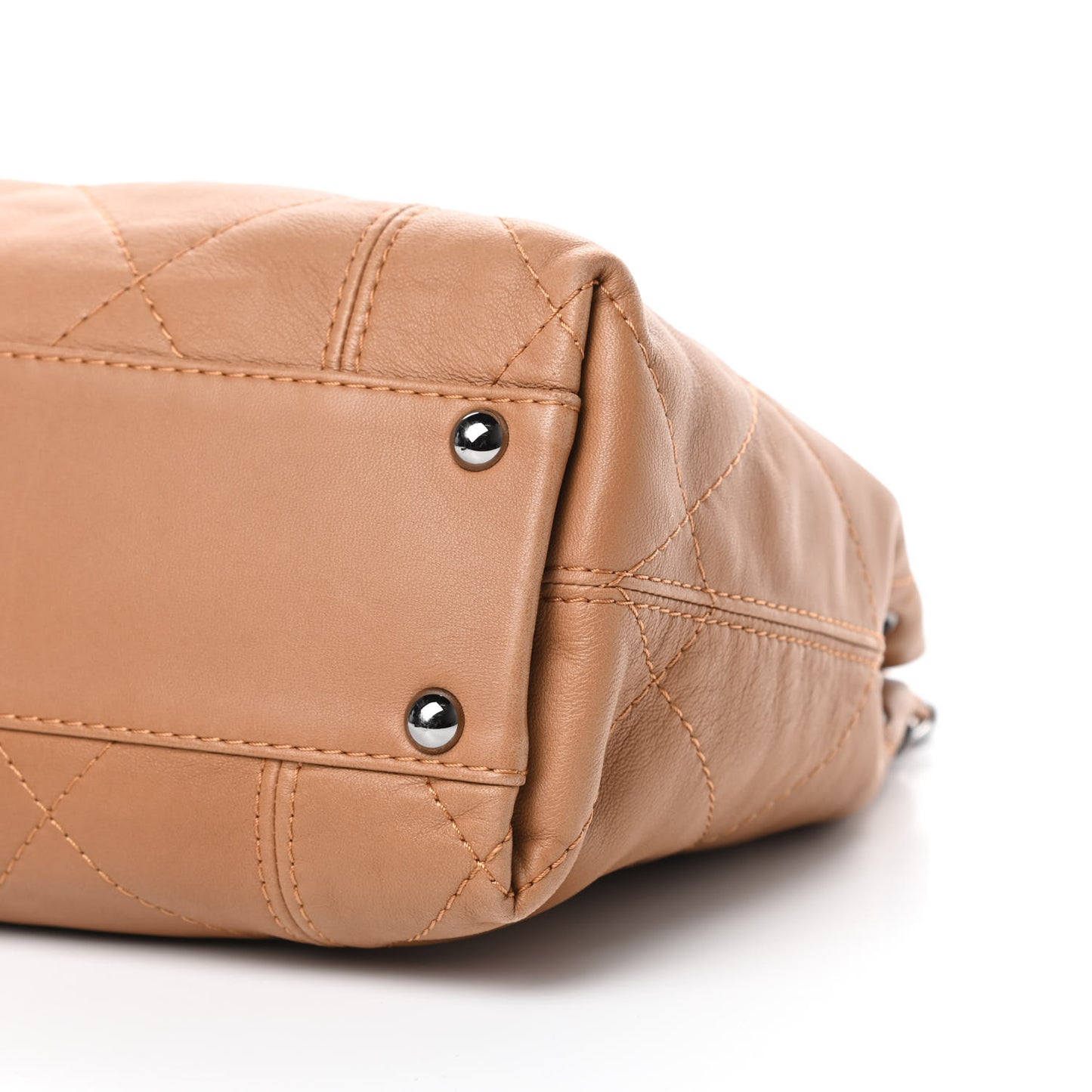 Lambskin Small Soft Touch Shoulder Bag Camel