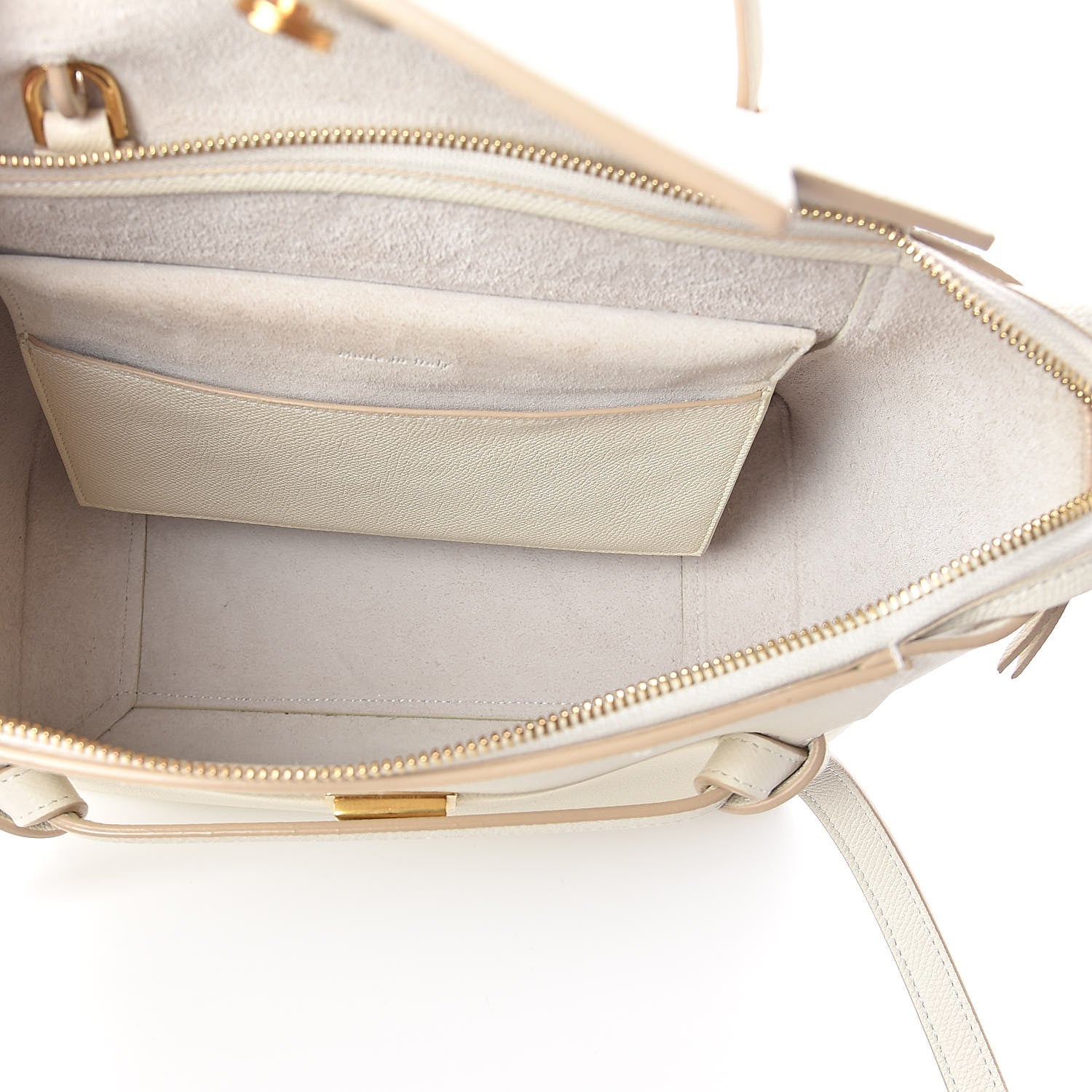 Celine Grained Calfskin Micro Belt Bag Linen 5 of 9