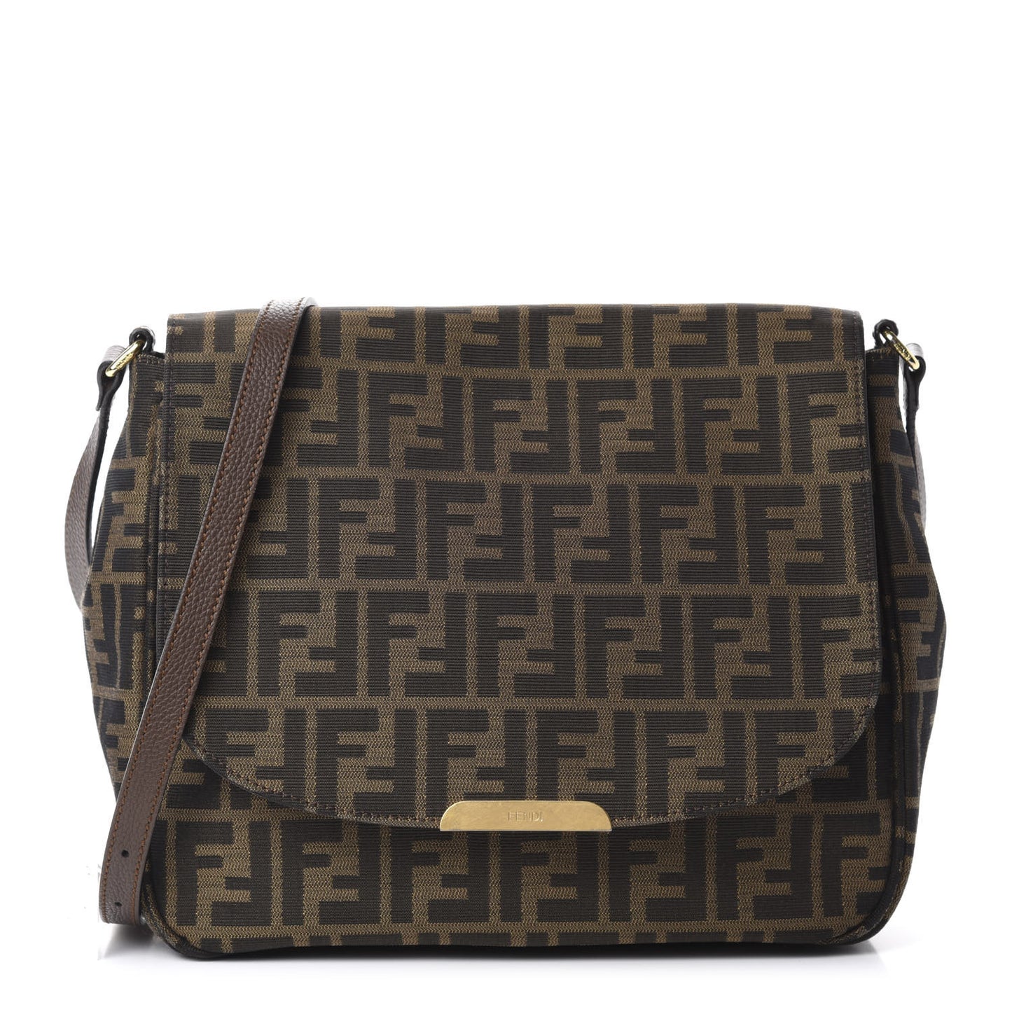 Zucca Vitello Artic Messenger Bag Tobacco Castagna