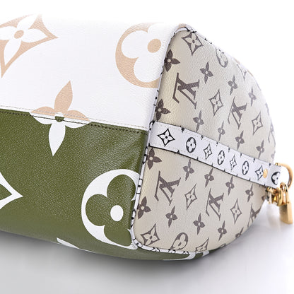 Louis Vuitton Monogram Giant Speedy Bandouliere 30 Kaki Beige 7 of 7