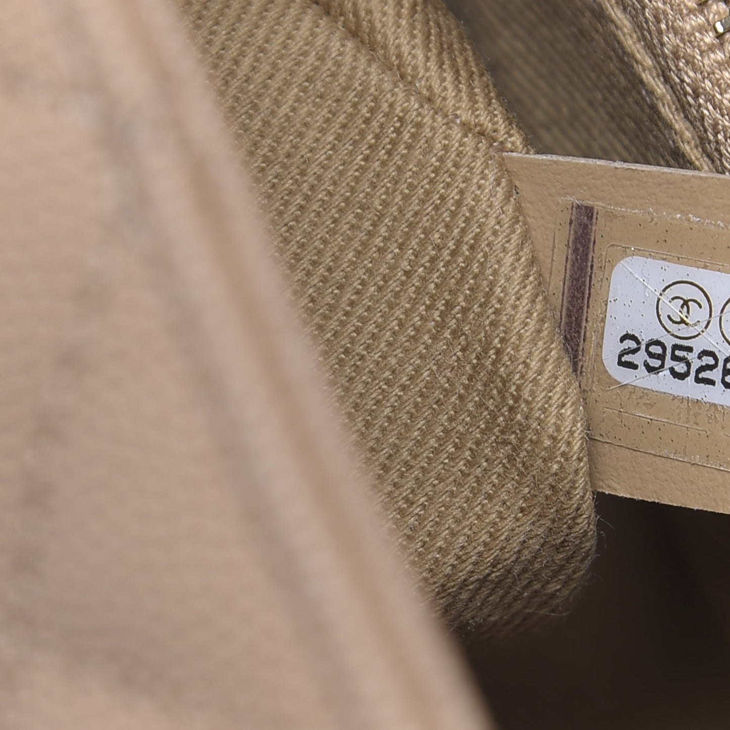 Caviar Lizard Embossed Quilted Small Coco Handle Flap Beige