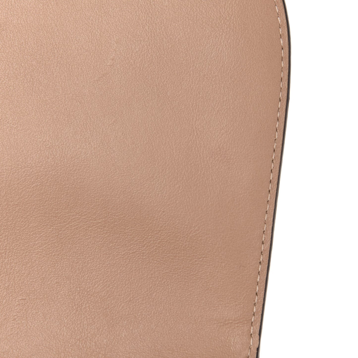 Calfskin Suede Medium Nile Bracelet Bag Biscotti Beige